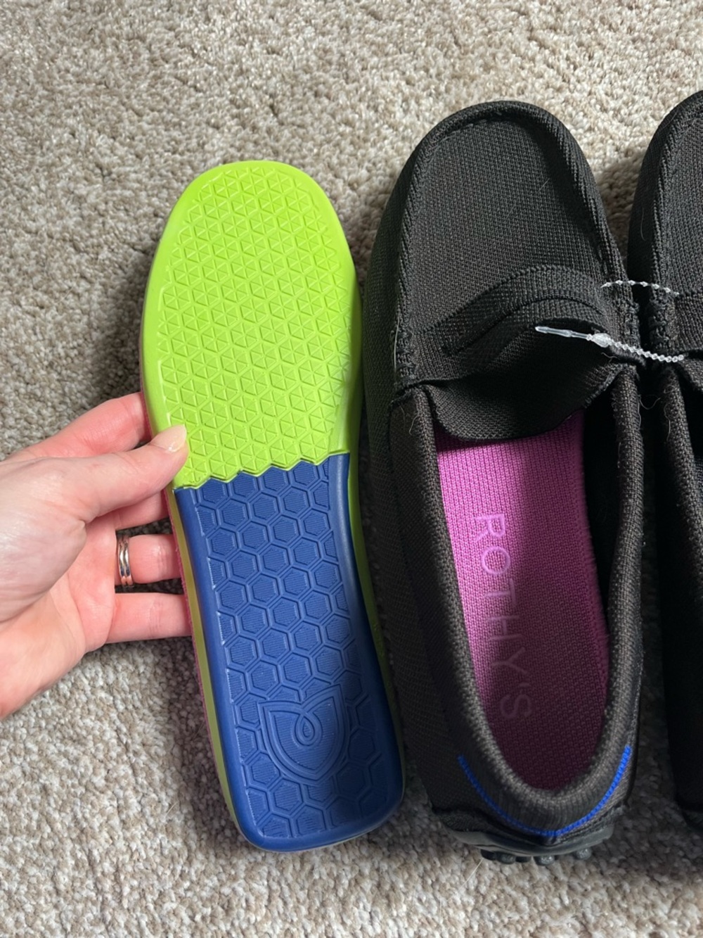 Rothy's The Driver Loafers, Women’s Size 10.5 Black - Picture 5 of 6